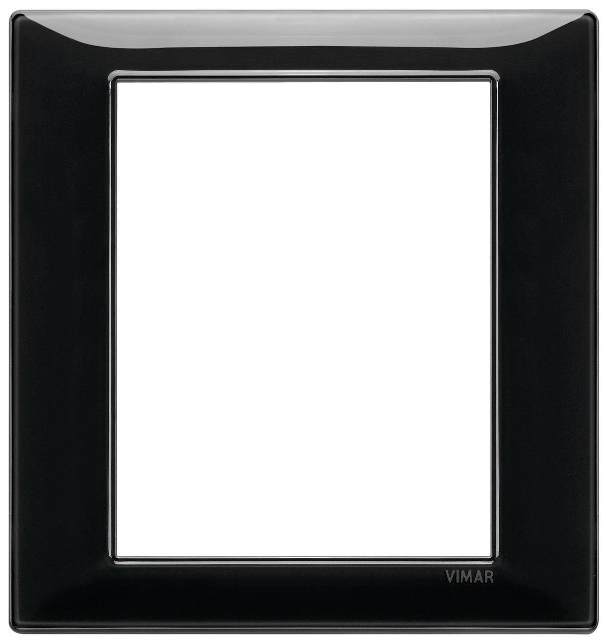 Vimar Plana Plate 8M Technopolymer Black