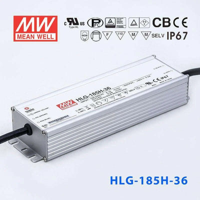 Mean Well HLG-185H-36 Power Supply 185W 36V 5.2A