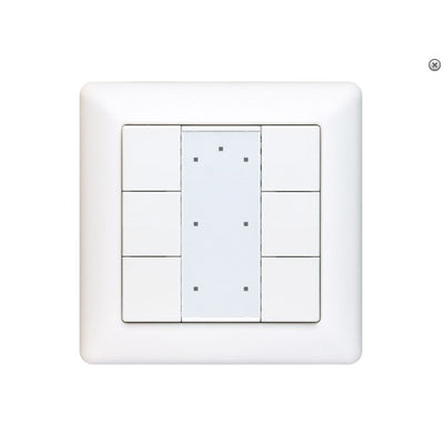 ENVO DALI2 Wall Panel, 6 Buttons, White