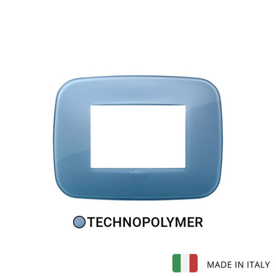 Vimar Arke Round Plate 3M Reflex Marine Blue