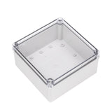 Boxco S-Series 200x200x100mm Plastic Enclosure, IP67, IK08, ABS, Transparent Cover, Screw Type - PHOTO 1