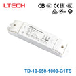 Ltech TD-10-650-1000-G1TS 10W 2-12VDC CC Triac LED Driver 0.65-1A