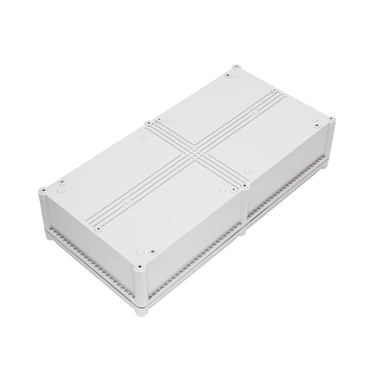Boxco S-Series 280x560x130mm Plastic Enclosure, IP67, IK08, ABS, Grey Cover, Screw Type - PHOTO 3