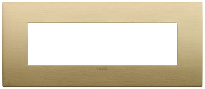 Vimar Arke Classic Plate 7M Metal Brushed Brass