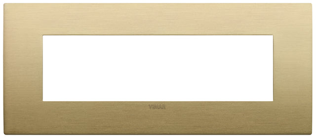 Vimar Arke Classic Plate 7M Metal Brushed Brass