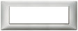Vimar Plana Plate 7M Metallized Silver