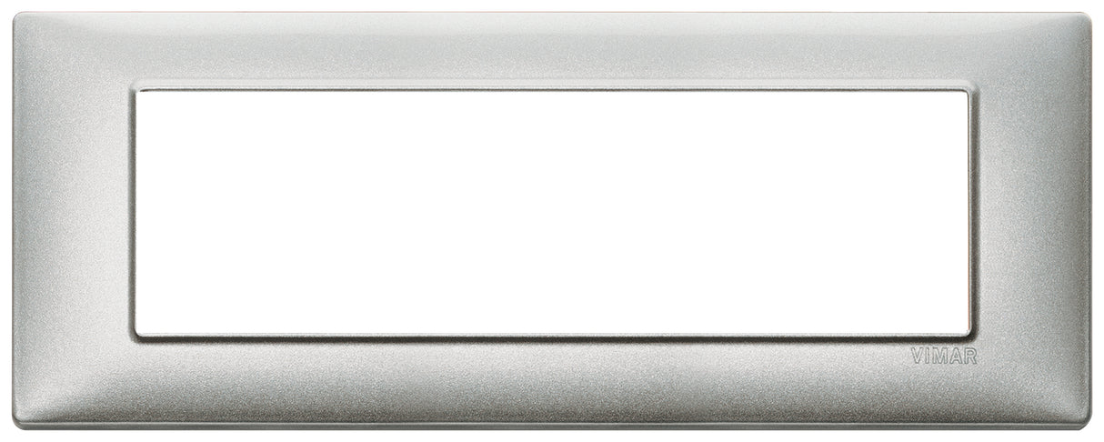 Vimar Plana Plate 7M Metallized Silver