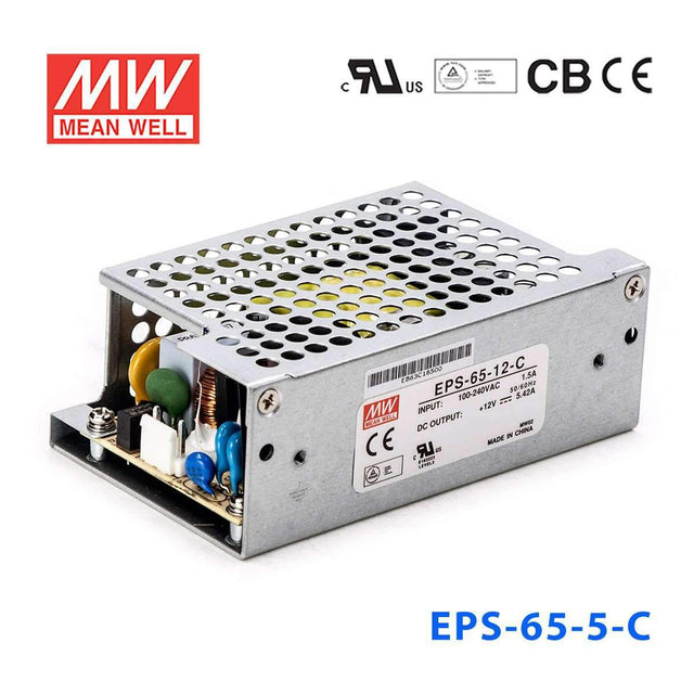 Mean Well EPS-65-5-C Power Supply 55W 5V