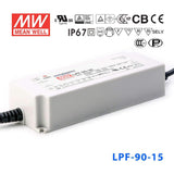 Mean Well LPF-90-15 Power Supply 75W 15V 5A