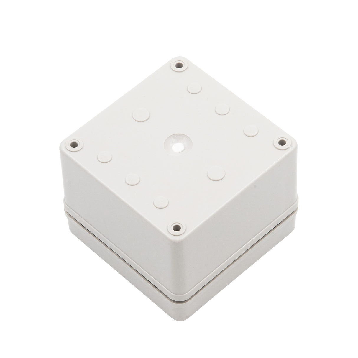 Boxco S-Series 100x100x75mm Plastic Enclosure, IP67, IK08, ABS, Grey Cover, Screw Type - PHOTO 2