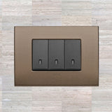 Vimar Arke Metal 3 Gang switch - Dark Bronze - 16A - PHOTO 6