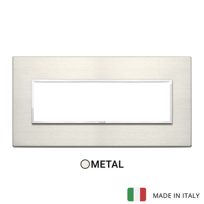 Vimar Eikon Evo Plate 7M Aluminium Titanium