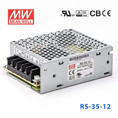Mean Well RS-35-12 Power Supply 35W 12V 3A