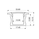 LED Extrusion EXRS01 Linear Profile - PHOTO 2