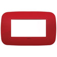 Vimar Arke Round Plate 4M Technopolymer Red