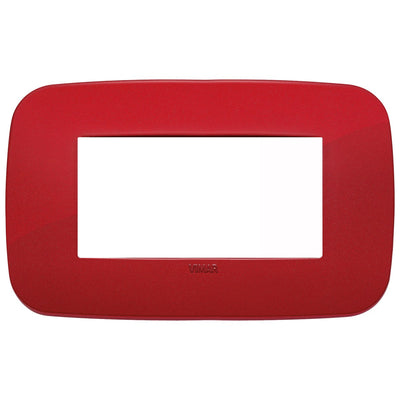 Vimar Arke Round Plate 4M Technopolymer Red