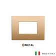 Vimar Arke Classic Plate 3M Metal Brushed Brass