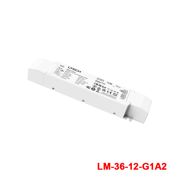 Ltech LM-36-12-G1A2 36W 12V 5-in-1 Dimmable Driver 3A