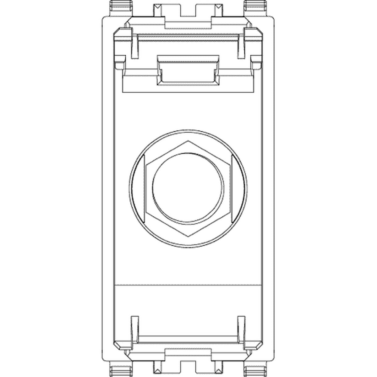Eikon F Type Female Socket Connector Silver - PHOTO 2
