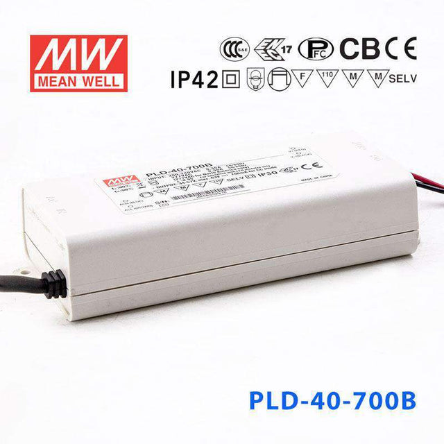 Mean Well PLD-40-700B Power Supply 40W 700mA