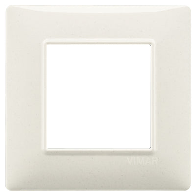 Vimar Plana Plate 2M Technopolymer Granite White - Square