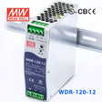 Mean Well WDR-120-12 Single Output Industrial Power Supply 120W 12V 10A - DIN Rail