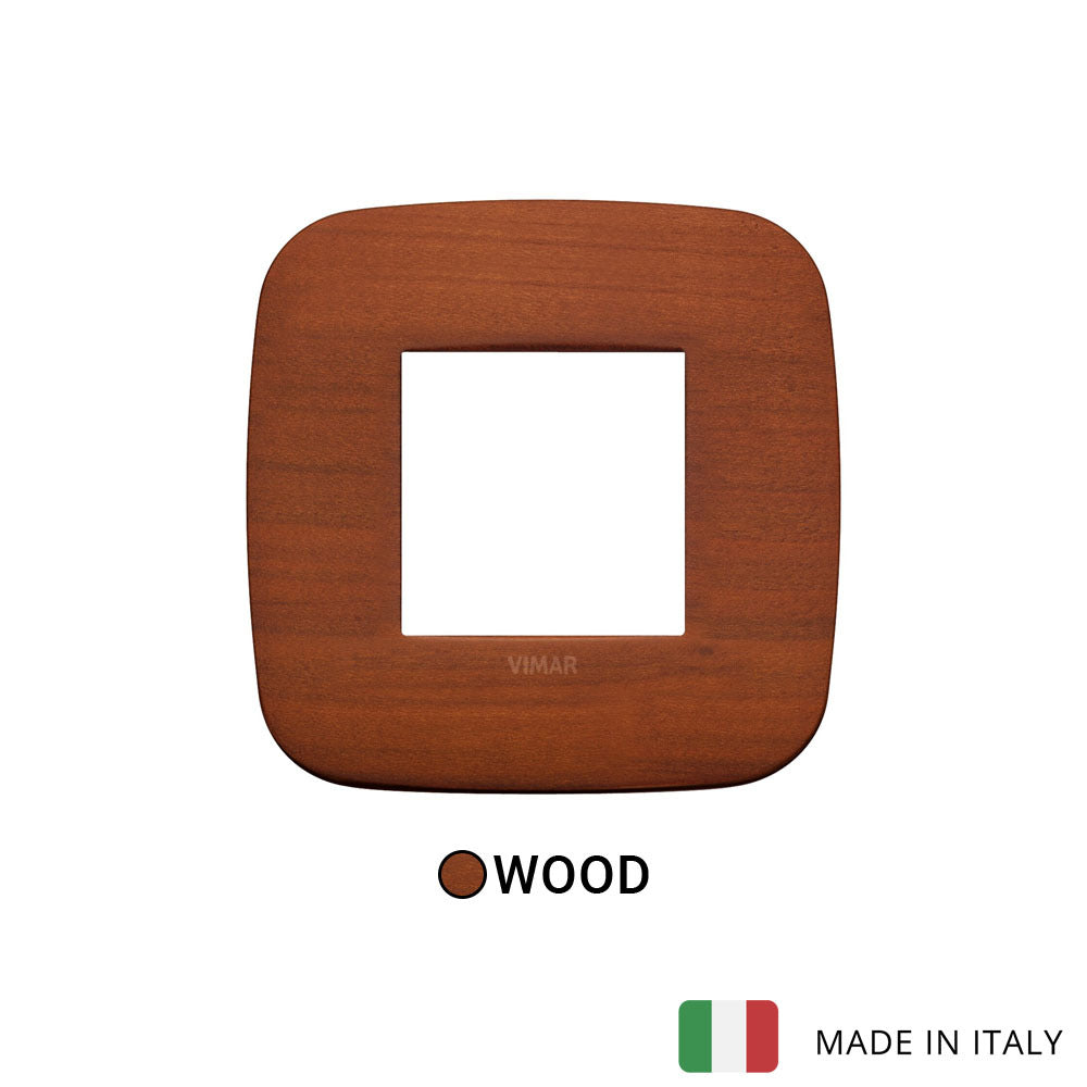 Vimar Arke Round Plate 2M Cherrywood