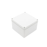 Boxco S-Series 200x200x130mm Plastic Enclosure, IP67, IK08, PC, Grey Cover, Screw Type - PHOTO 1