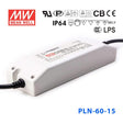 Mean Well PLN-60-15 Power Supply 60W 15V - IP64