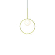 Pablo Pendant Bola Halo 12" Brass