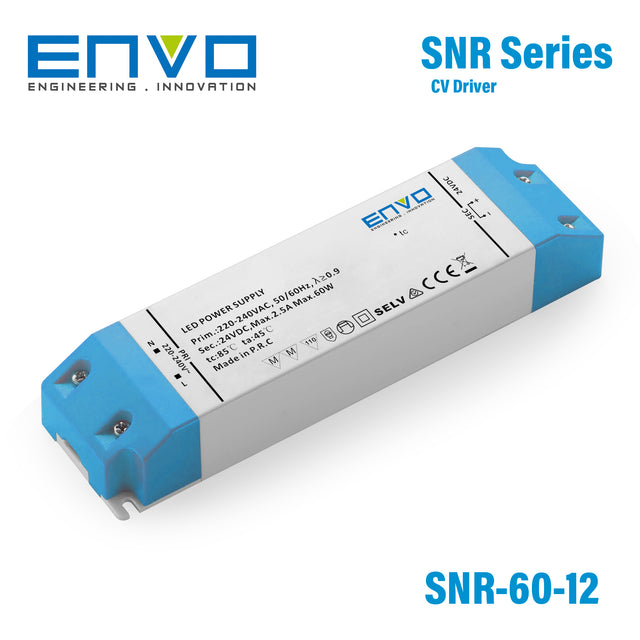 Envo EV-SNR-60-12 LED Driver 60W 12V 5A