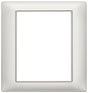 Vimar Plana Plate 8M Technopolymer Pearl Silver