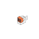 Wago 773-104 Push Wire Connector - 4 Way - PHOTO 1