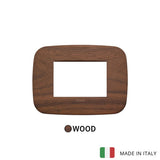 Vimar Arke Round Plate 3M Wood Walnut