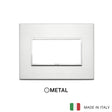 Vimar Eikon Evo Plate 4M Brilliant Aluminium