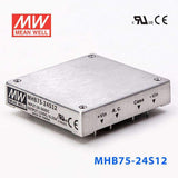 Mean Well MHB75-24S12 DC-DC Converter - 75W - 18~36V in 12V out 6.25A