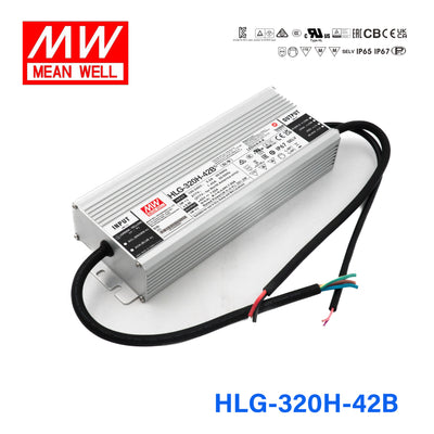 Mean Well HLG-320H-42B Power Supply 320W 42V- Dimmable 7.65A
