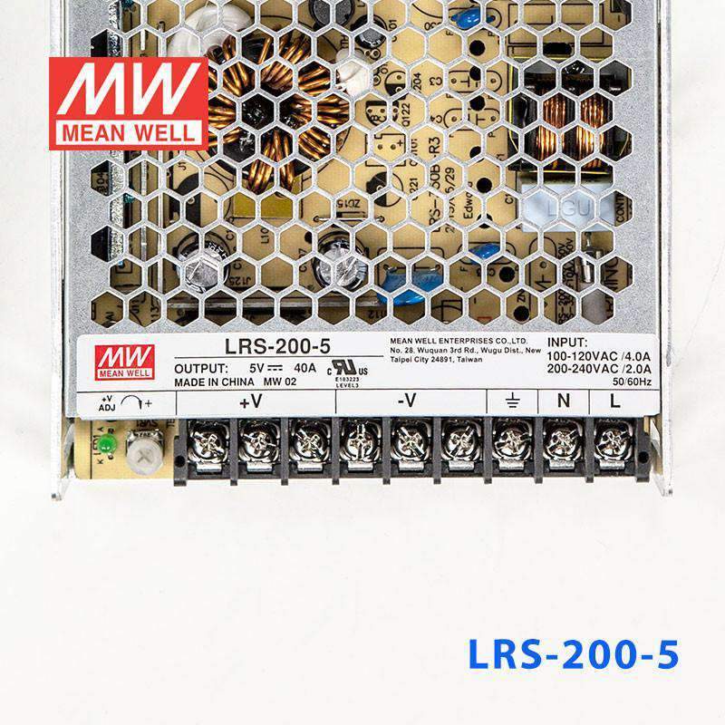 Mean Well LRS-200-5 Power Supply 200W 5V - PHOTO 2