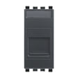 Eikon RJ45 Cat 6 UTP Outlet With Cover Grey