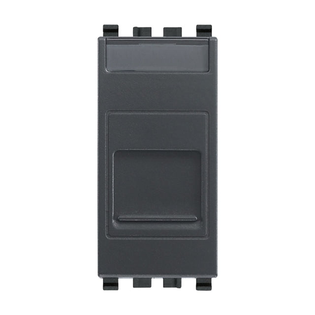 Eikon RJ45 Cat 6 UTP Outlet With Cover Grey