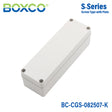 Boxco S-Series 80×250×70mm Plastic Enclosure, IP67, IK08, PC, Grey Cover, Screw Type