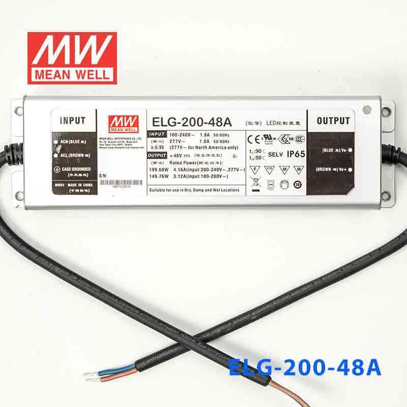 Mean Well ELG-200-48A Power Supply 200W 48V - Adjustable - PHOTO 2