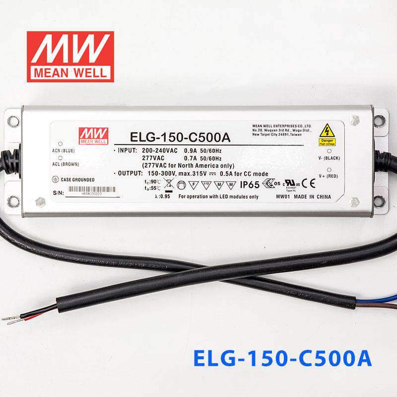 Mean Well ELG-150-C500A Power Supply 150W 500mA - Adjustable - PHOTO 2