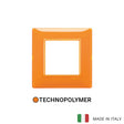 Vimar Plana Plate 2M Technopolymer Orange - Square