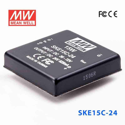 Mean Well SKE15C-24 DC-DC Converter - 15W - 36~72V in 24V out 625mA