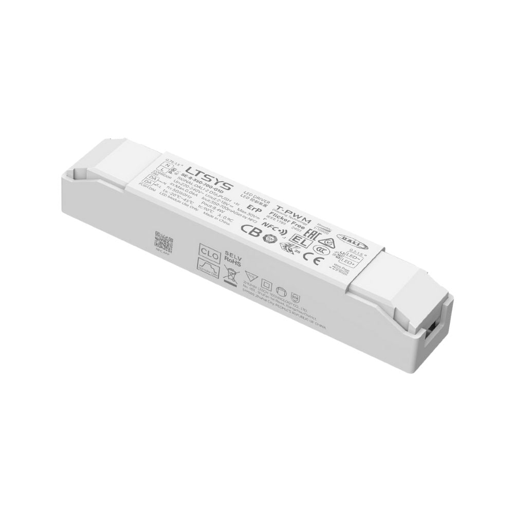 Ltech SE-8-350-700-G1D 8W 350-700mA LED Driver - NFC, DALI2 Dimmable
