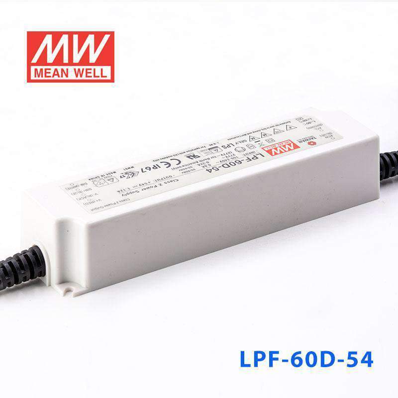Mean Well LPF-60D-54 Power Supply 60W 54V - Dimmable 1.12A - PHOTO 3