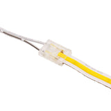 Power Feed For 8mm Single Colour COB - Grey and White 2Pin - PHOTO 1