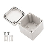 Boxco S-Series 100x100x100mm Plastic Enclosure, IP67, IK08, PC, Grey Cover, Screw Type - PHOTO 2