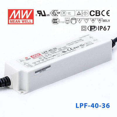 Mean Well LPF-40-36 Power Supply 40W 36V 1.12A